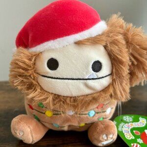 Squishmallows| 5” Holiday Benny Brown Bigfoot Plush Xmas Ed. NEW!